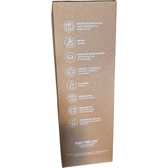 Stanley the Flowstate Quencher H2.0 Stainless Steel Tumbler 40oz Purple NIB - Picture 9 of 12